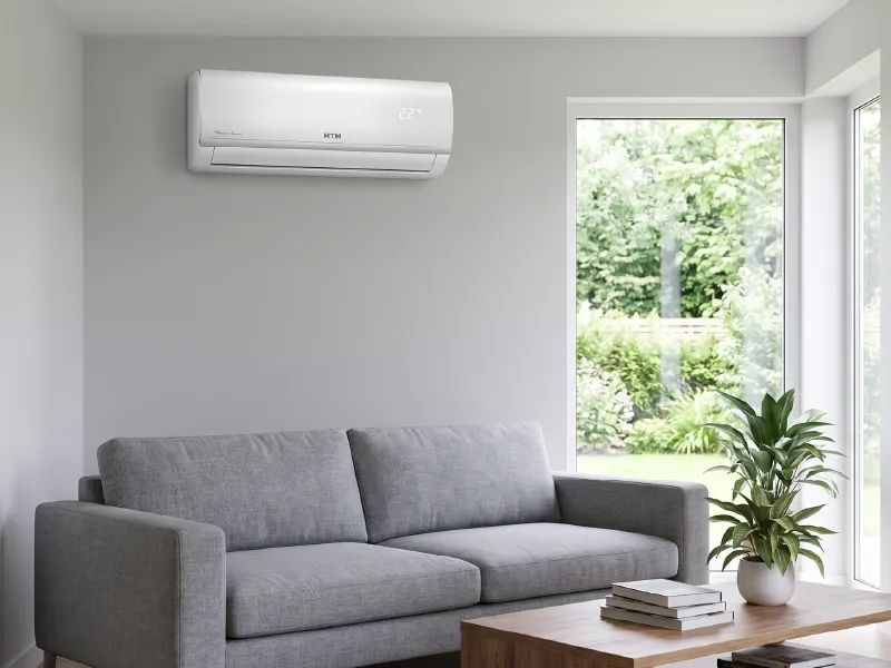 Installation climatisation dans la pièce de vie d'une maison en Île-de-France